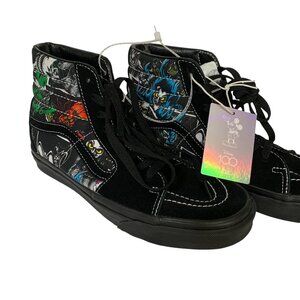 NWT Vans Disney 100 years Villain's Size 7 Mens, 8.5 Womens Black High-top